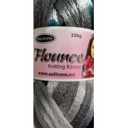 Flounce - Knitting Yarn - Black mix